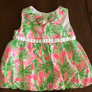 Lilly Pulitzer baby dress and diaper cover 6-12mo